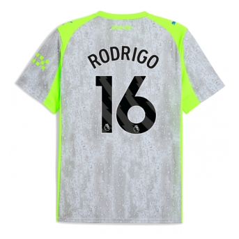 Billige Fotballdrakt Manchester City Rodri Hernandez #16 Replika Tredjedrakt 2025-26 Kortermet